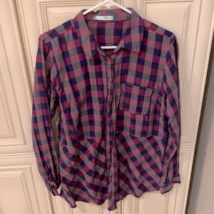 Purple Plaid Shirt